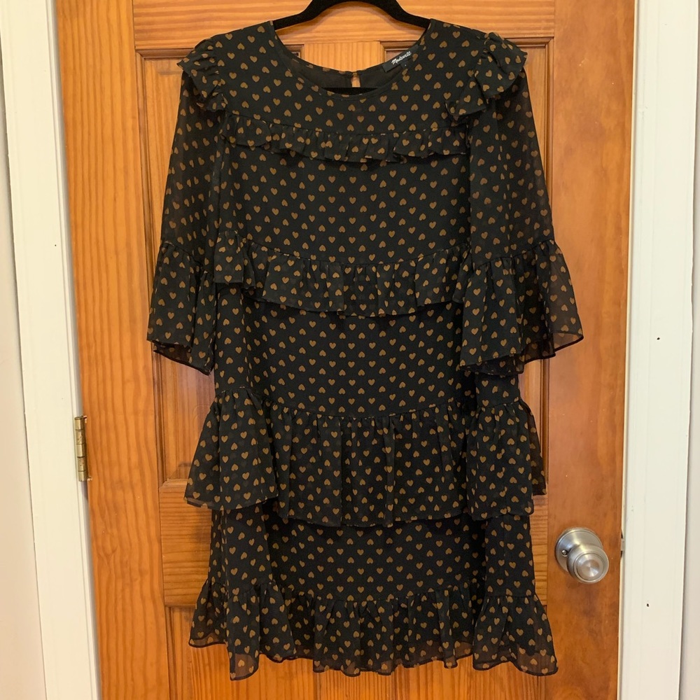 Madewell Ruffle Mini Dress - Picture 3 of 4